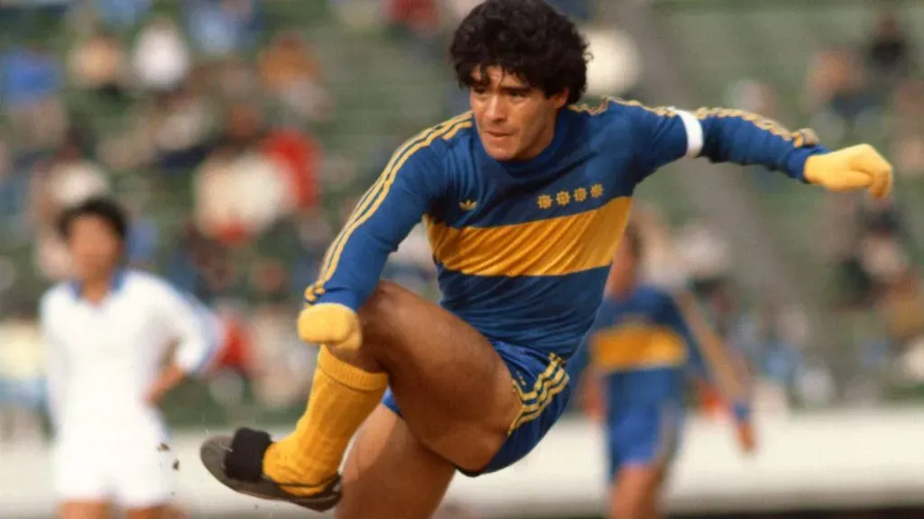 Diego llegó a Boca por primera vez en 1981. (Imago)