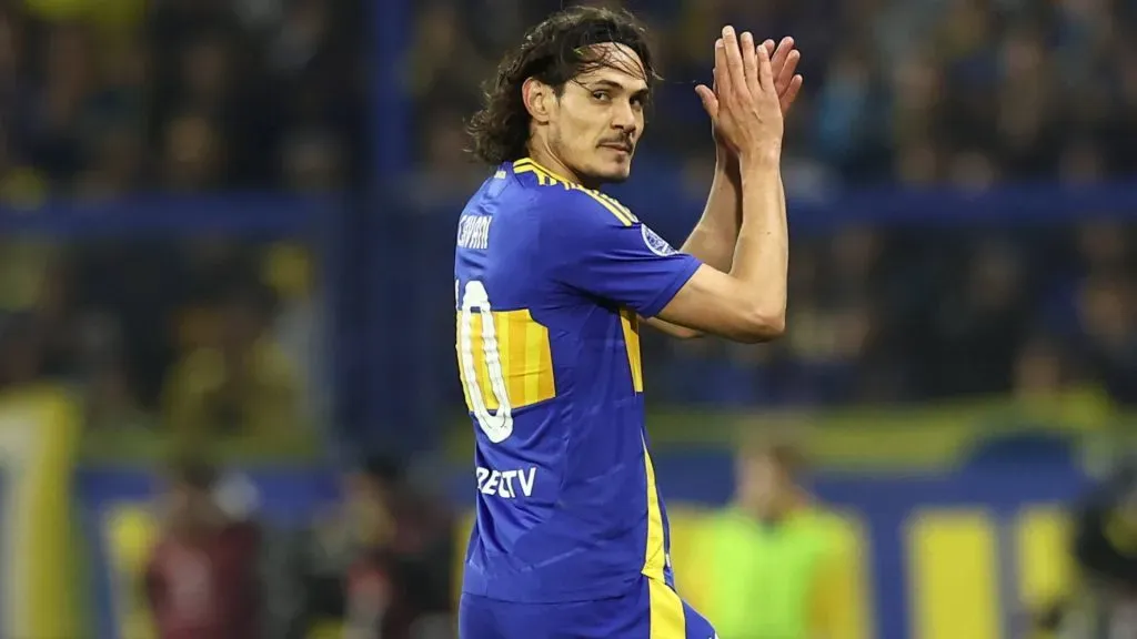 Cavani no juega hace un mes en Boca. (Imago)