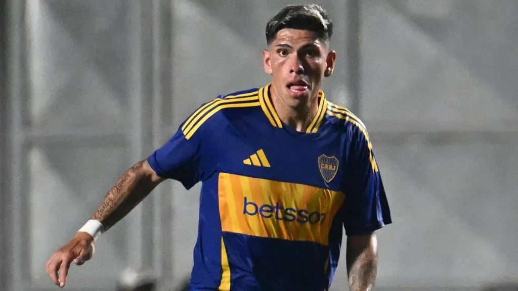 Carlos Palacios disputó su primer partido en La Bombonera.