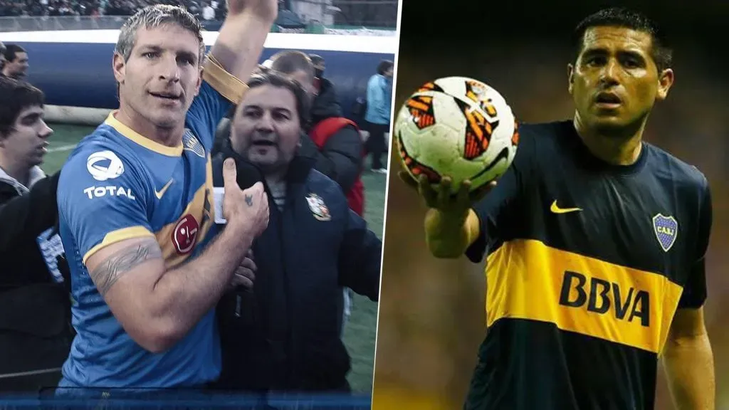 La FIFA reconoció a Palermo y Riquelme. Foto: Boca Oficial