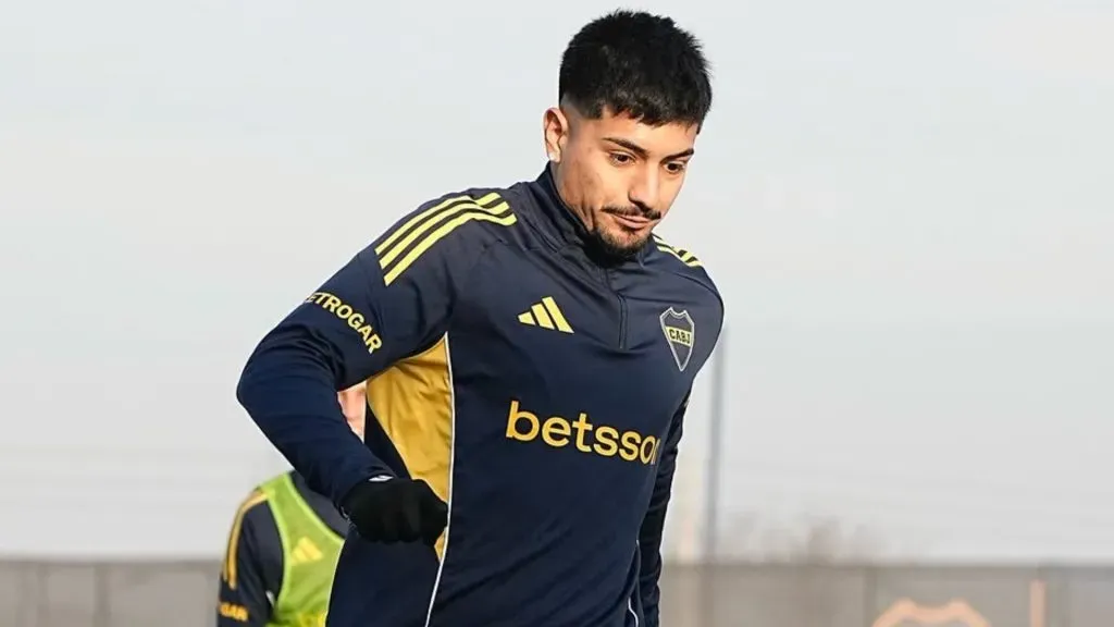 Alarcón podría ser titular ante Argentinos Juniors. (Boca Oficial)
