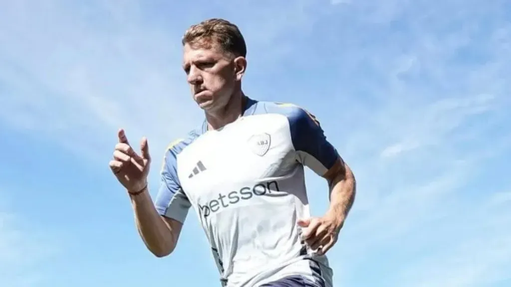Rolón se entrenaba separado del plantel.