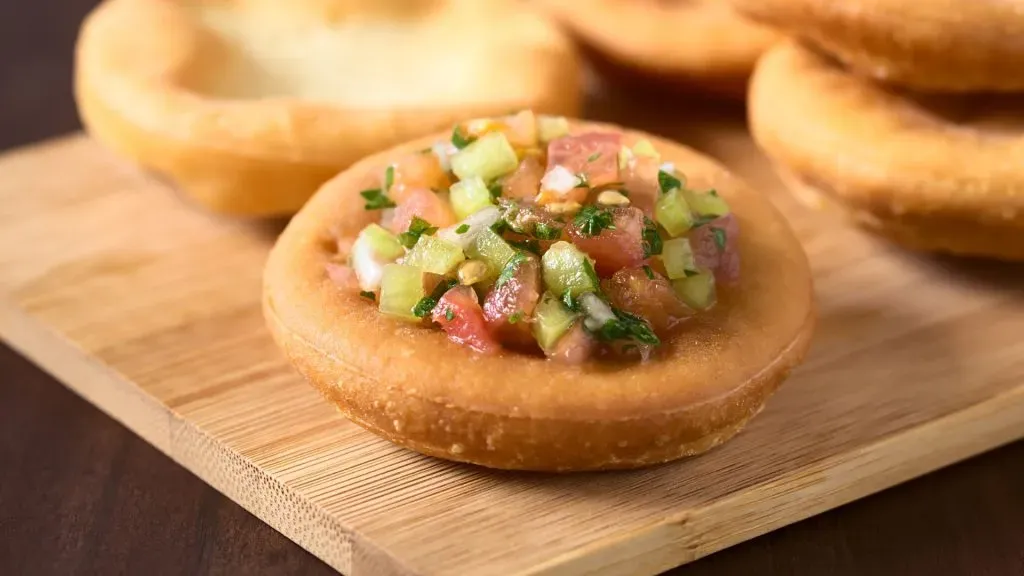 Sopaipillas con pebre