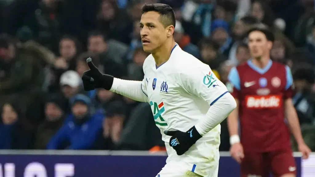 Alexis Sánchez le dio una buena noticia al Marsella y calmó a los hinchas sobre su continuidad. Foto: IMAGO.