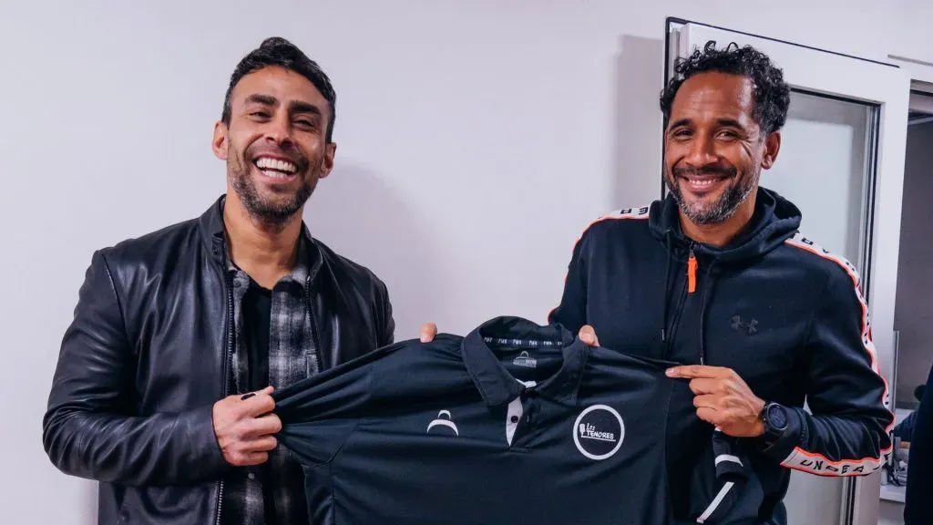 Jorge Valdivia junto a Jean Beausejour en “Los Tenores” (Radio ADN)