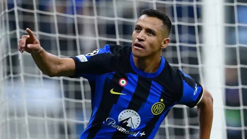 Alexis Sánchez marcó un golazo y volvió a celebrar con el Inter de Milán. Foto: Getty Images