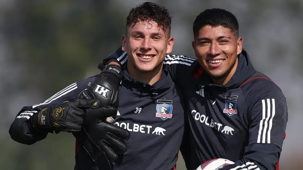 Martín Ballestero tendrá su gran oportunidad en el arco de Colo Colo. Foto: Comunicaciones Colo Colo.