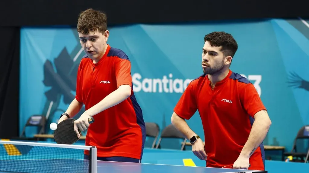 Ignacio Torres y Matias Pino ganaron la décima medalla de oro del Team Para Chile en la final de la categoría MD14 del dobles masculino en el Para tenis de mesa.