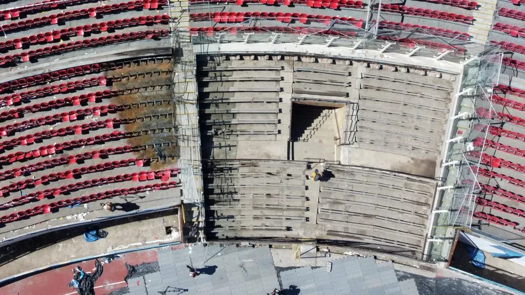 Así quedó el Estadio Nacional tras los disturbios | Photosport