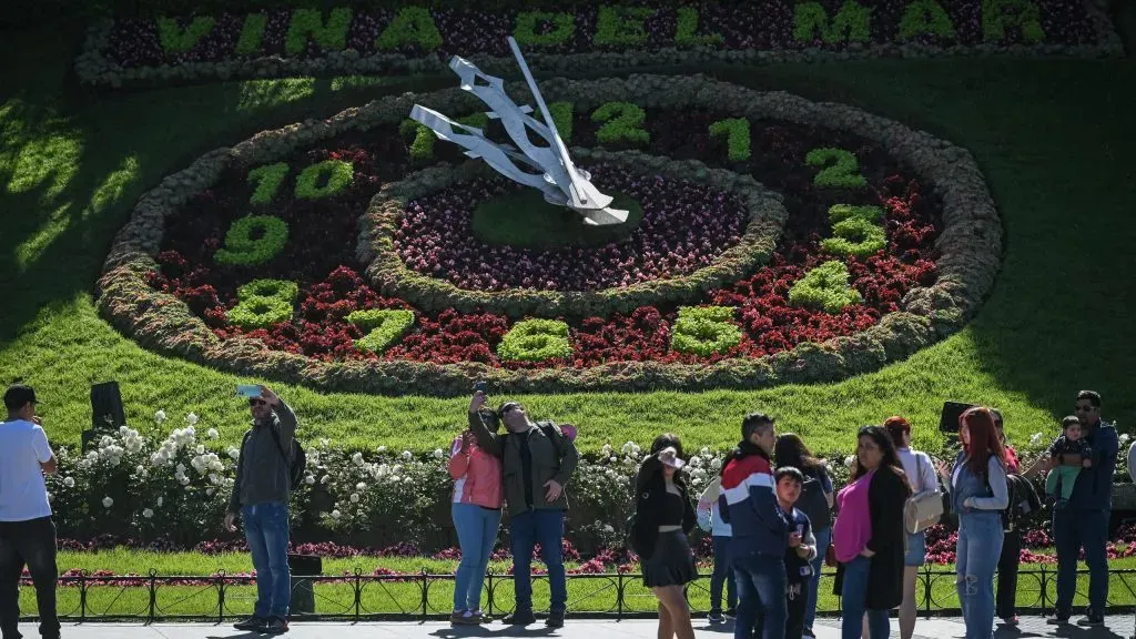 Reloj de flores Viña del Mar