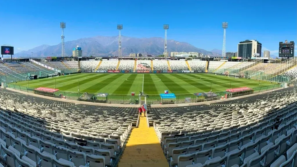 La cancha del Estadio Monumental durante el primer semestre del 2024 (Guille Salazar)