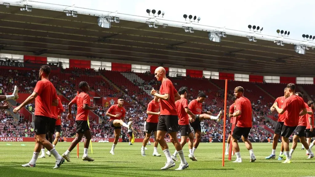 Southampton realizó un entrenamiento abierto donde Ben Brereton Díaz se robó las miradas. Foto: Comunicaciones Southampton.