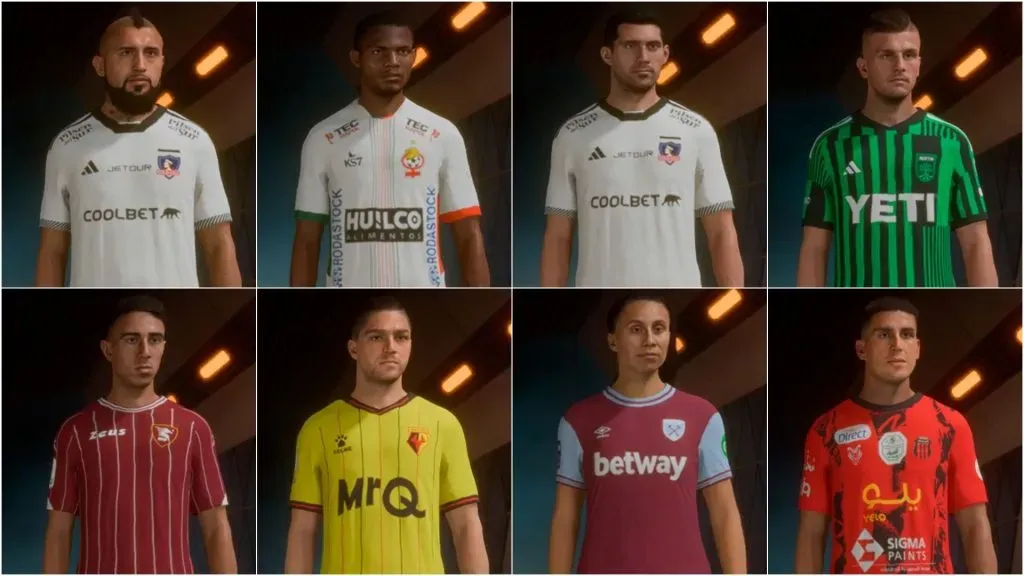 Algunos de los jugadores chilenos con escaneo real en EA Sports FC 25