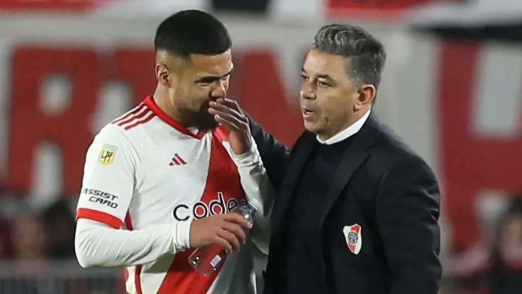 Paulo Díaz no lo pasa bien en River.