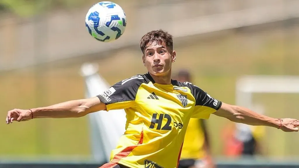 Iván Román recién ha cumplido con sus primeros entrenamientos en el Atlético Mineiro. | Foto: Atlético Mineiro.