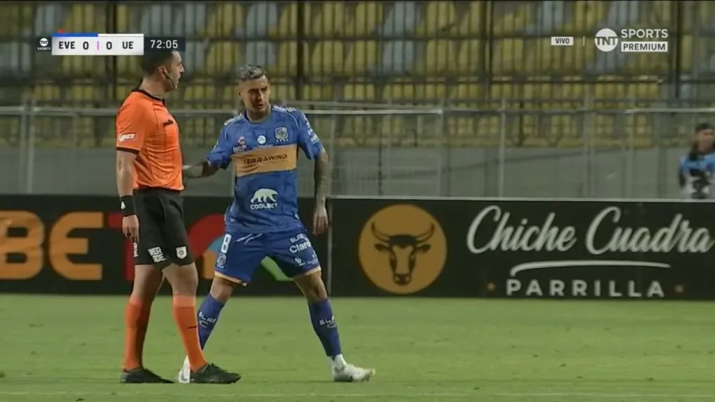 Piñeiro salió molesto hasta con el árbitro