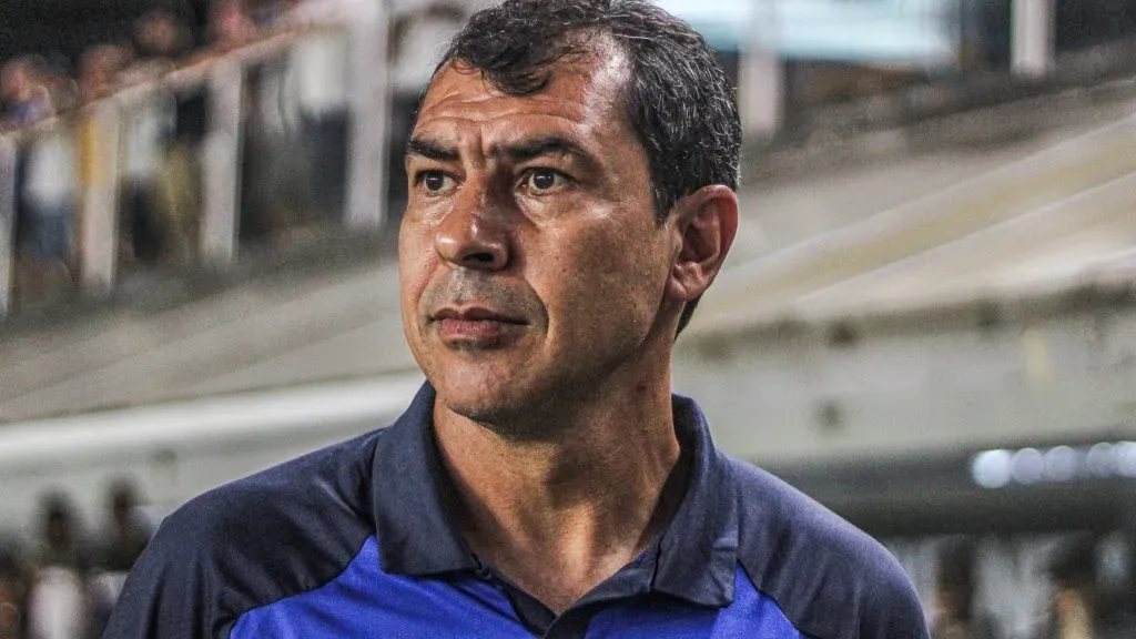 Fabio Carille tecnico do Santos . Foto: Reinaldo Campos/AGIF