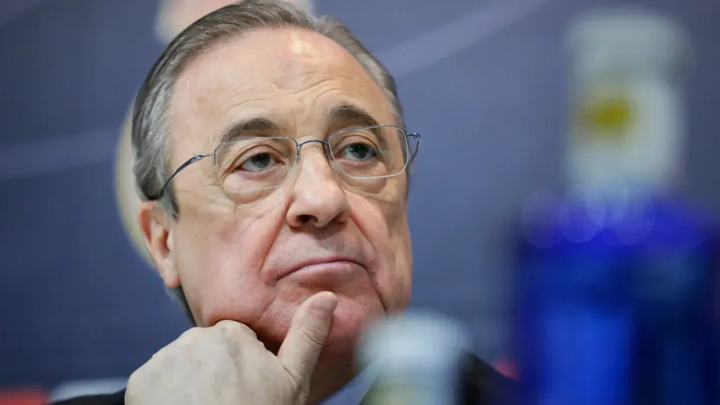 Florentino Pérez bateu o martelo (Foto: Gonzalo Arroyo Moreno/Getty Images)