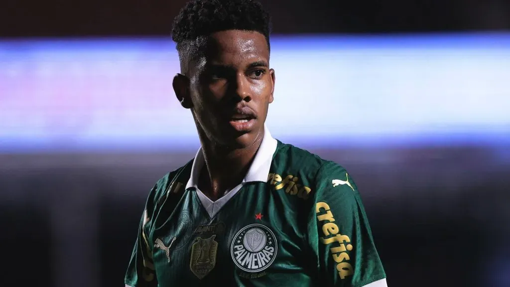 Estêvão, do Palmeiras. Foto: Ettore Chiereguini/AGIF