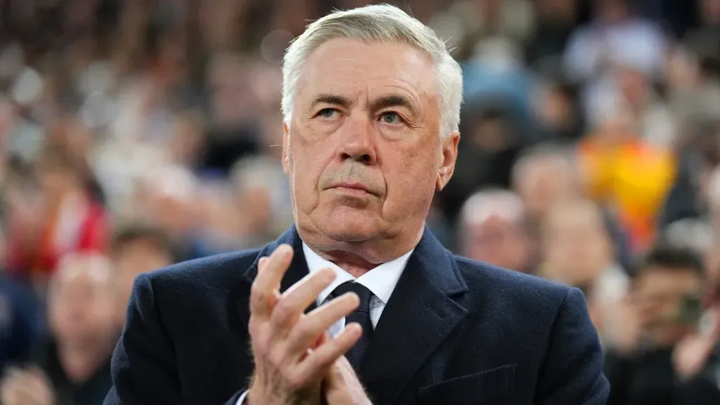 Ancelotti, técnico do Real Madrid (Photo by Aitor Alcalde/Getty Images)