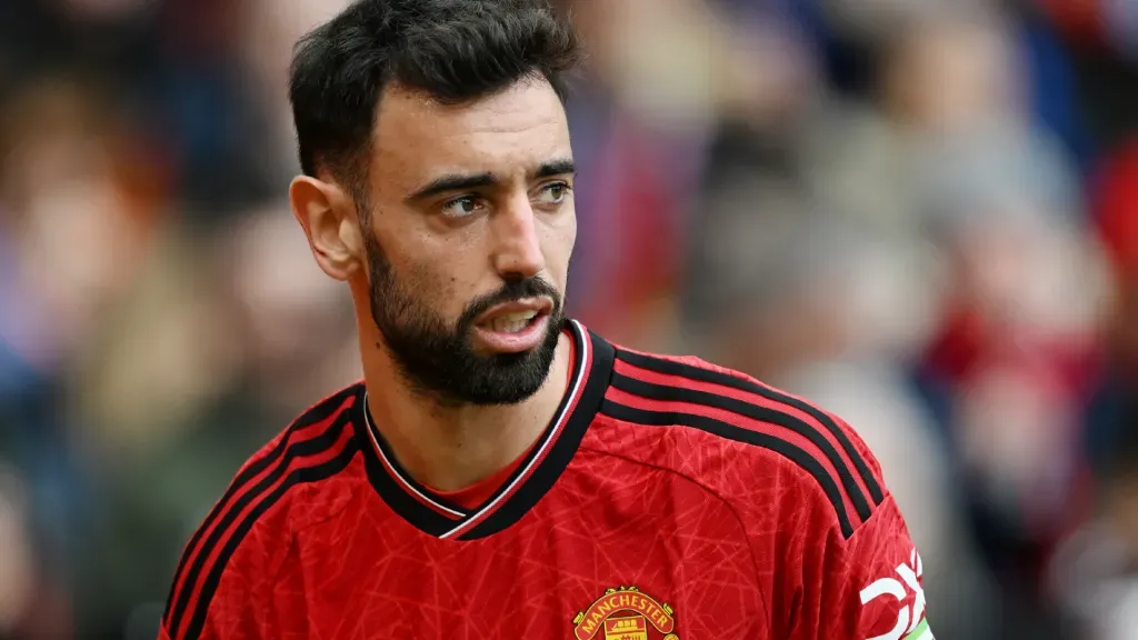 Bruno Fernandes foi um dos desfalques contra o Arsenal (Foto: Michael Regan/Getty Images)