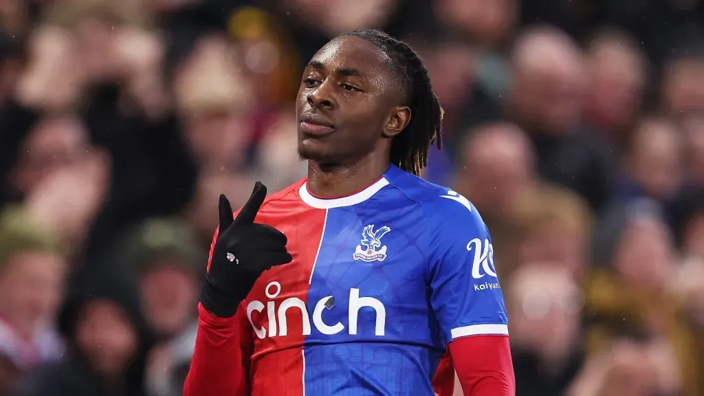 Eberechi Eze, jogador do Crystal Palace. (Photo by Alex Pantling/Getty Images)