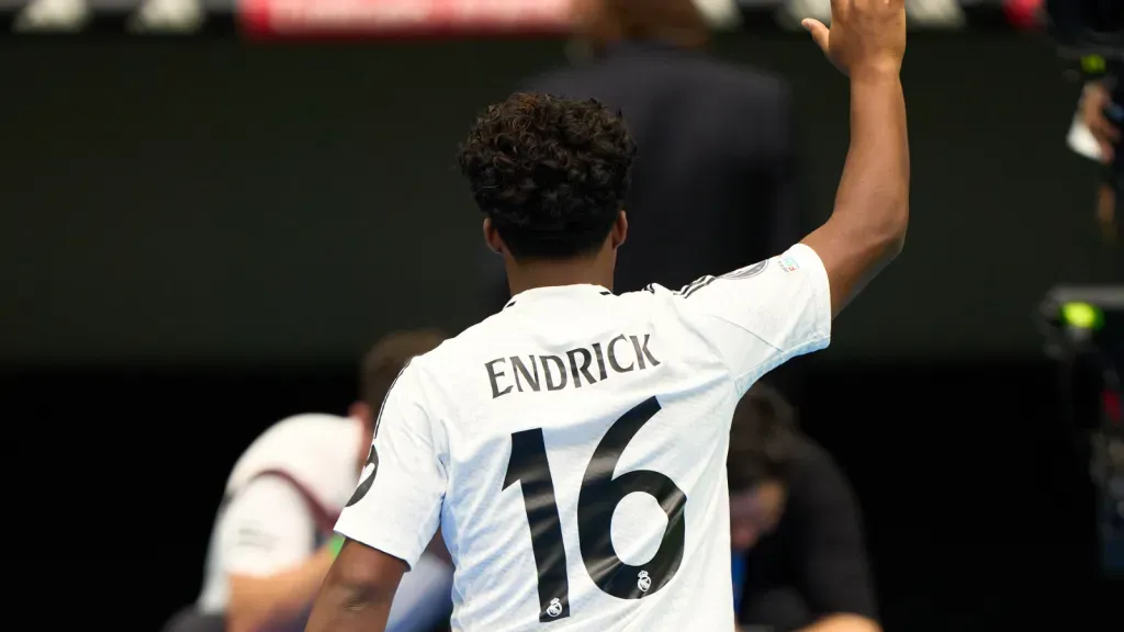 Endrick é o novo camisa 16 do Real Madrid (Photo by Angel Martinez/Getty Images)