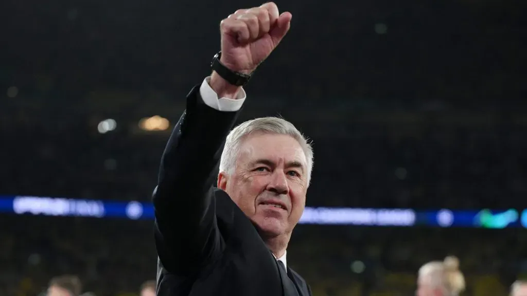 Carlo Ancelotti, técnico do real madrid (Photo by David Ramos/Getty Images)