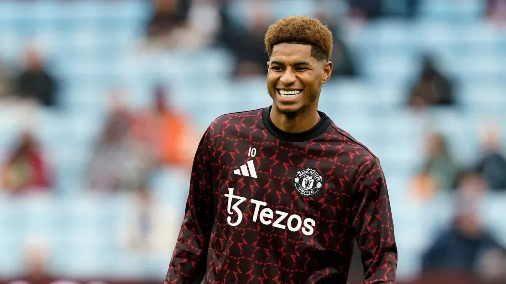 Marcus Rashford com a camisa do Manchester United (Foto: IMAGO / Sportimage)