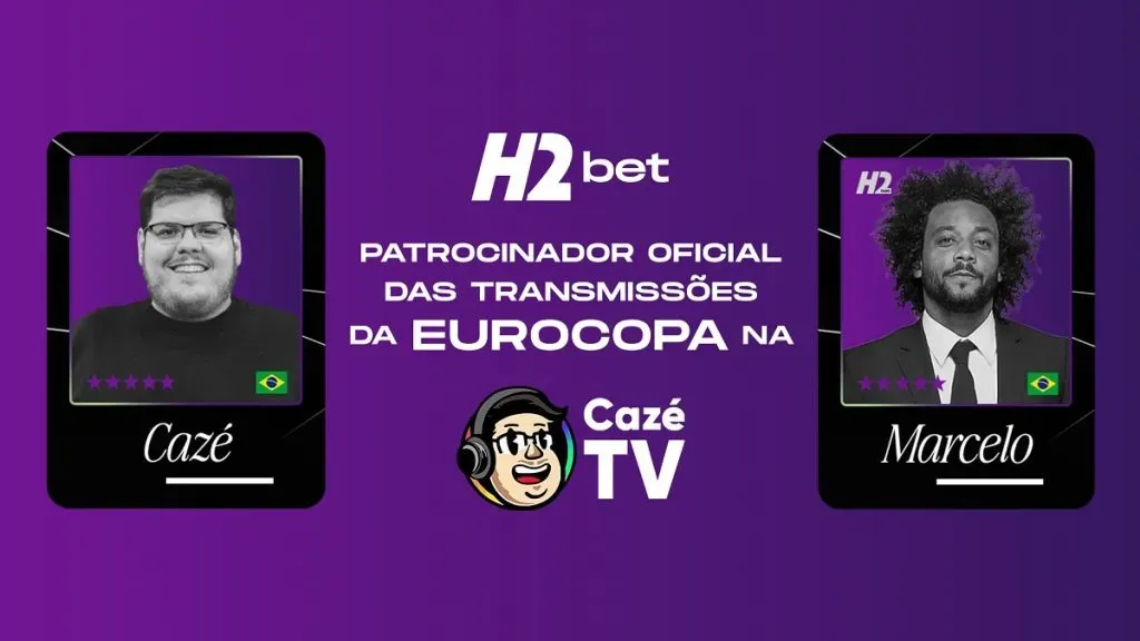 H2Bet está presente nas transmissões da Eurocopa na CazéTV