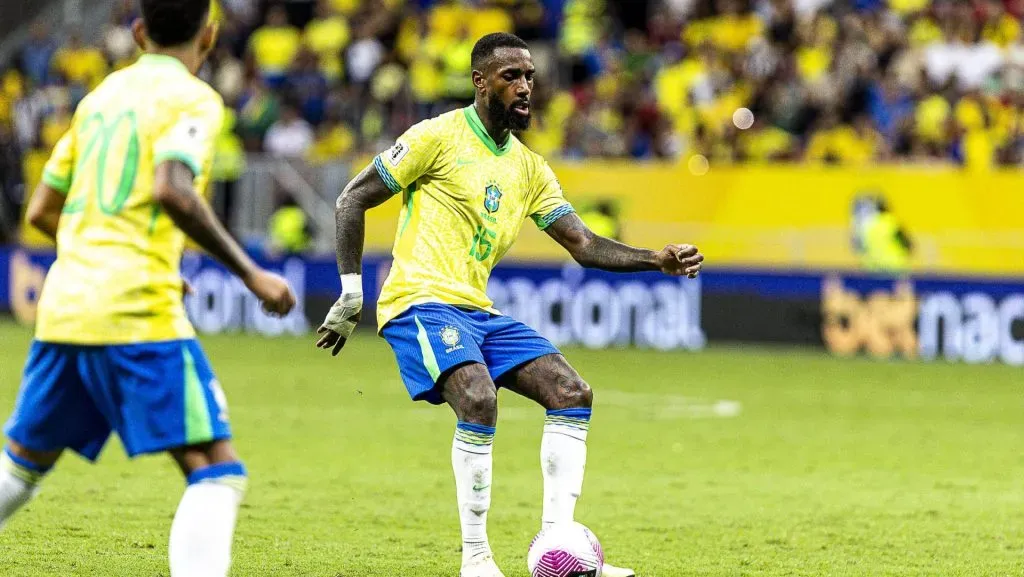 Gerson, pela Seleção Brasileira. Foto: Pedro Paulo Diaz/Thenews2/Imago images