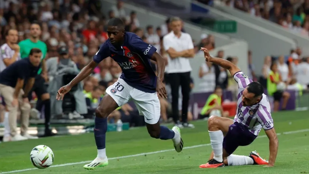 Ousmane Dembélé ya hizo su debut como jugador del PSG.