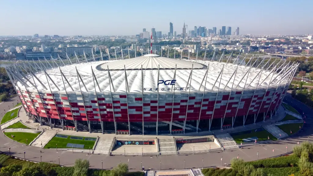 El Estadio Nacional de Varsovia, un ícono de la ciudad (IMAGO)