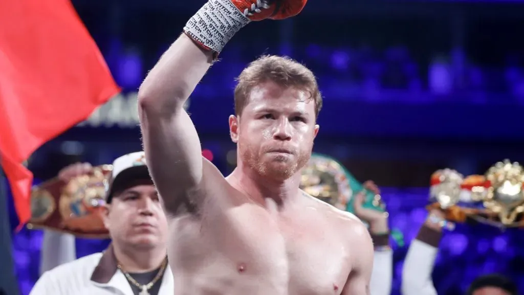 Canelo Álvarez se enfrentó este sábado a Edgar Berlanga en un combate estelar (Getty)