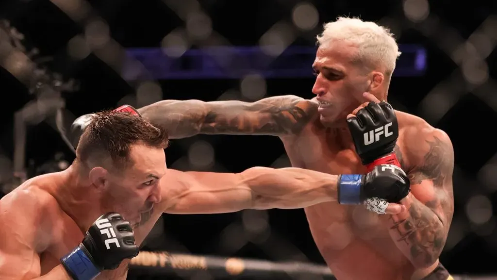 Michael Chandler y Charles Oliveira se verán las caras en UFC 309. (GETTY IMAGES)