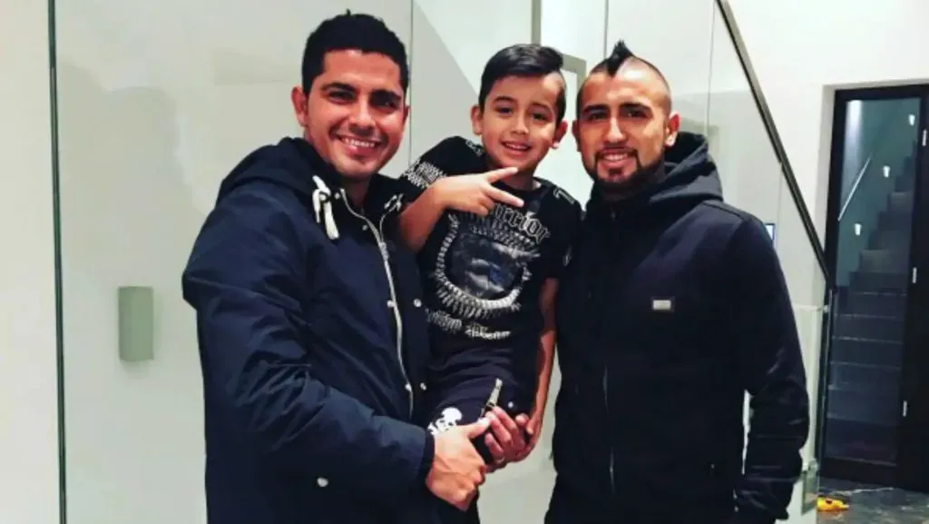 Miguel Riffo y Arturo Vidal son muy cercanos fuera de la cancha.