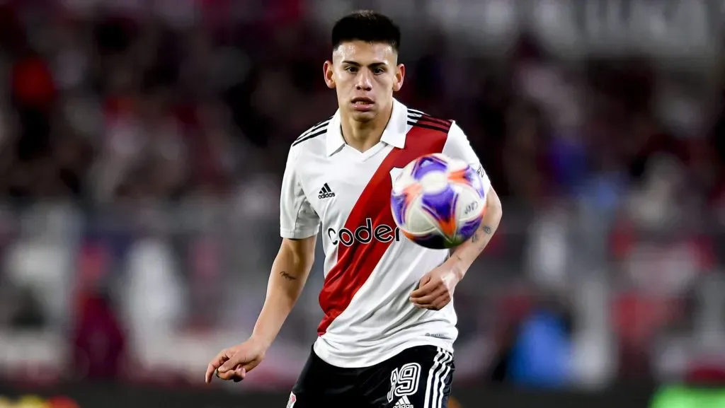 Echeverri llegó a River con diez años. (Foto: Getty).