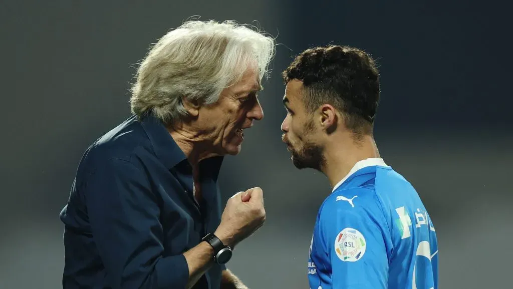 Jorge Jesus e Michael (Photo by Yasser Bakhsh/Getty Images)