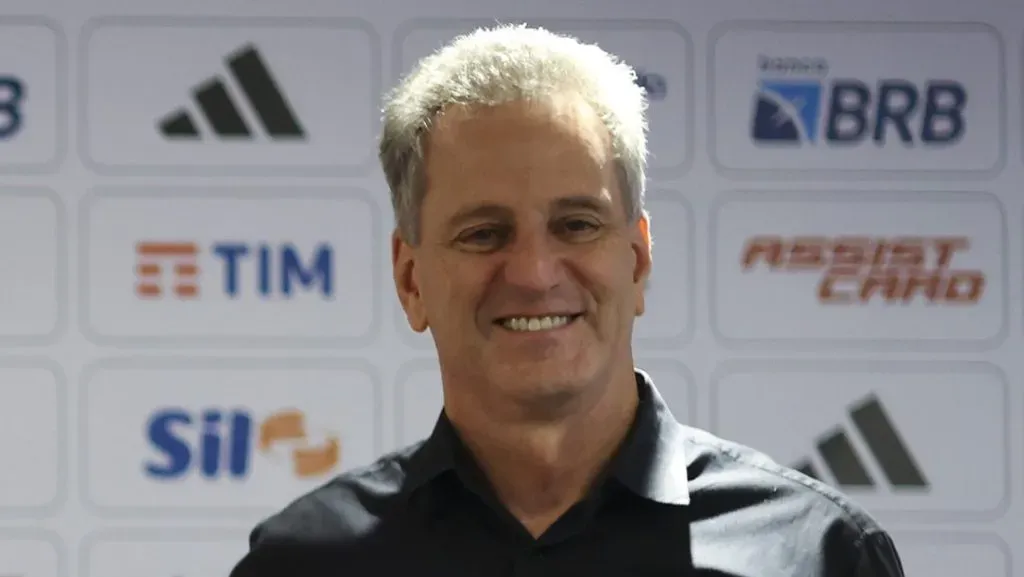 Landim, presidente do Flamengo. (Photo by Buda Mendes/Getty Images)