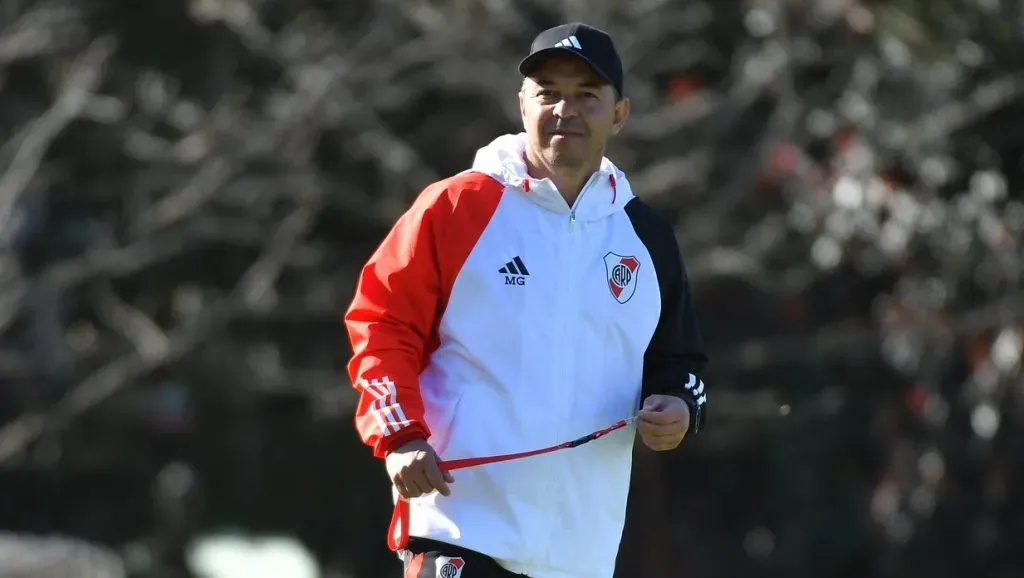 Gallardo vio al grueso del plantel en acción este sábado.