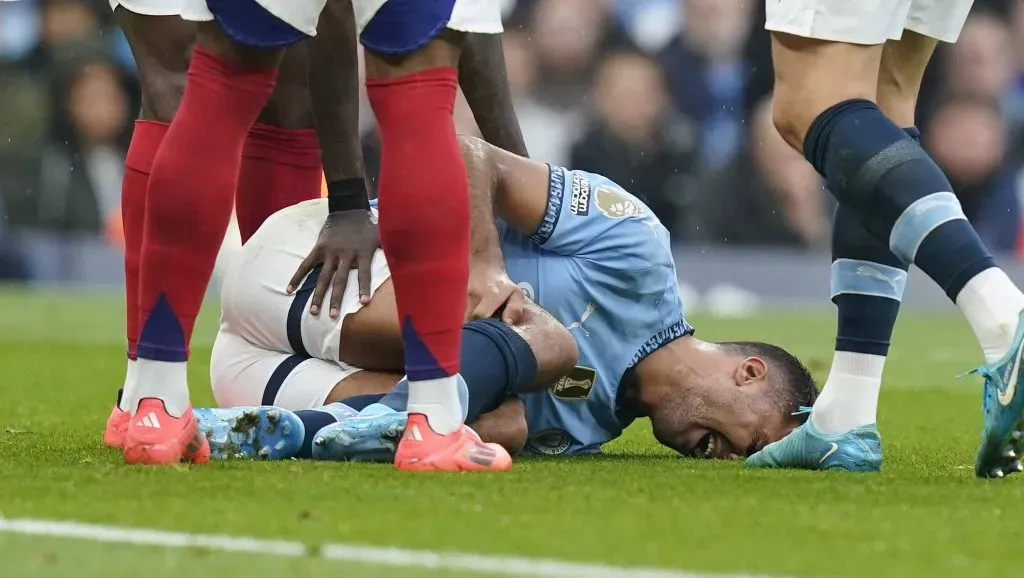 Rodri estará fuera por un largo tiempo en Manchester City. IMAGO