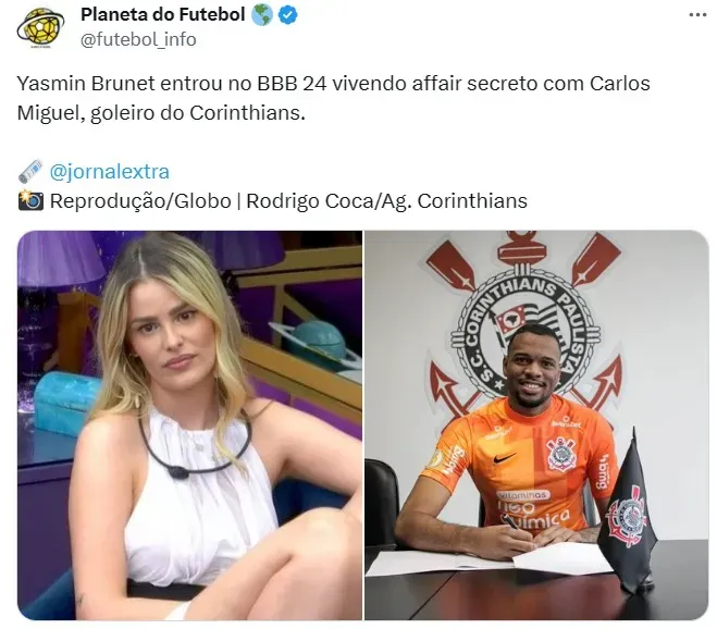 Yasmin Brunet e Carlos Miguel