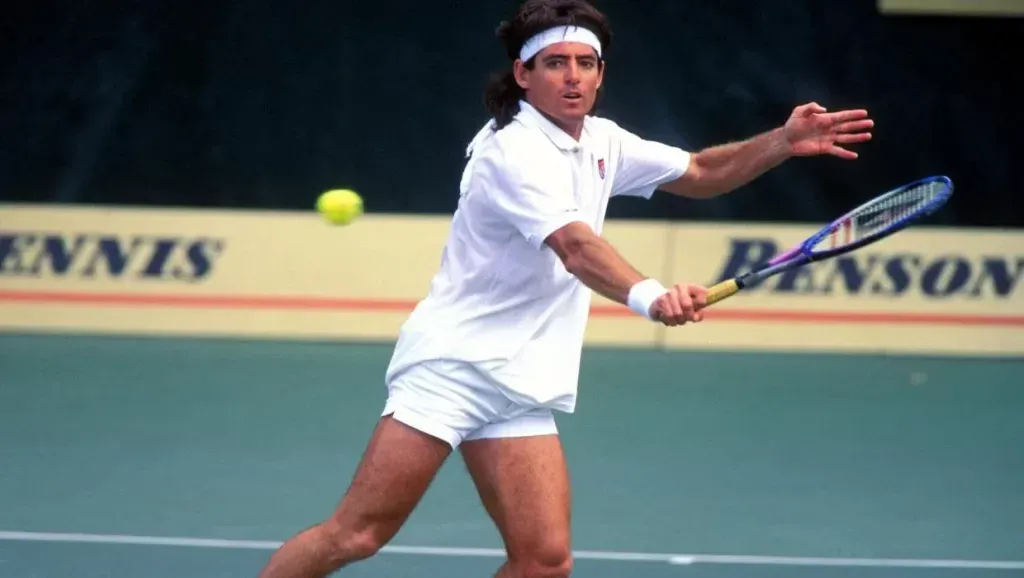 Kelly Evernden en el New Zealand Open en 1993.