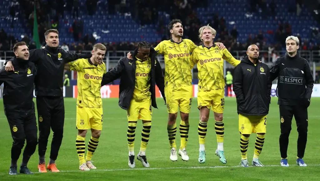 Borussia Dortmund. (Photo by Marco Luzzani/Getty Images)