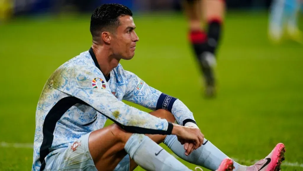 A Cristiano Ronaldo no le salió nada ante Georgia (IMAGO / Pressinphoto).