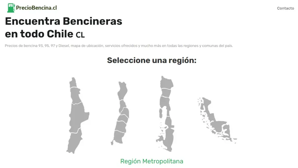 Así puedes encontrar tu bencina más económica.