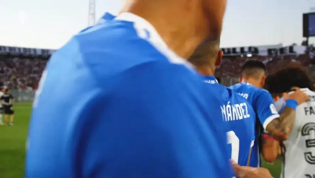 En otra imagen se puede ver el momento de la conversación. Foto: Captura U. de Chile.