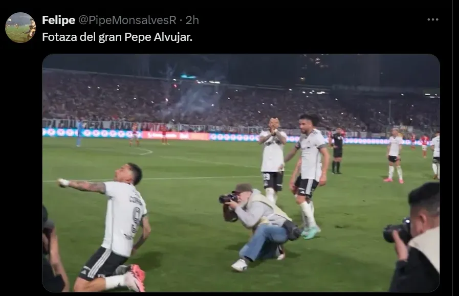 Los hinchas valoraron el trabajo de Pepe Alvújar con su lente fotográfico