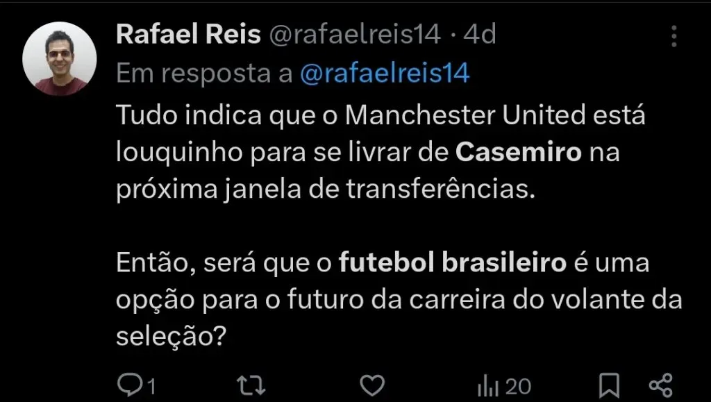 Rafael Reis via Twitter
