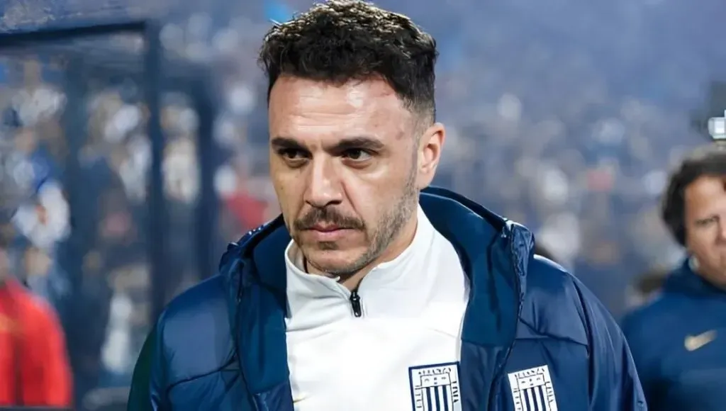 Mariano Soso mientras dirigía en Alianza Lima. (Foto: Liga 1).